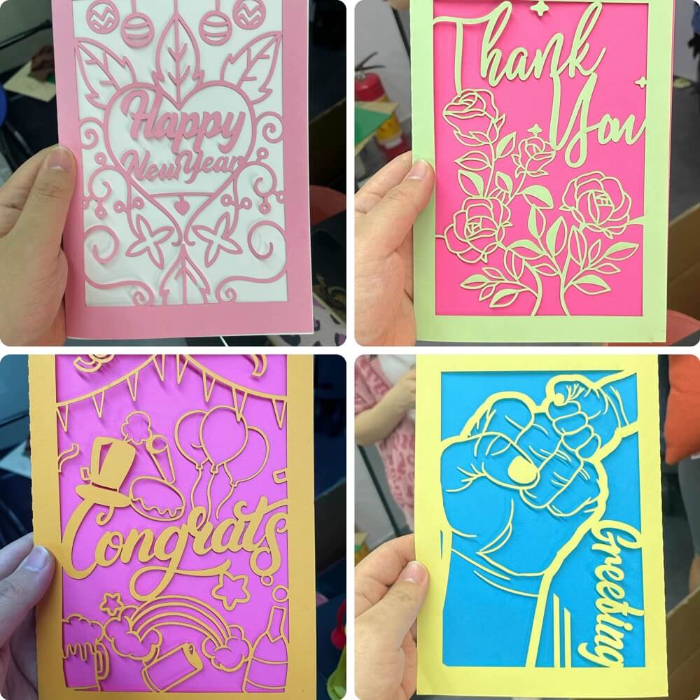 crafts to make and sell: laser cut greeting cards
