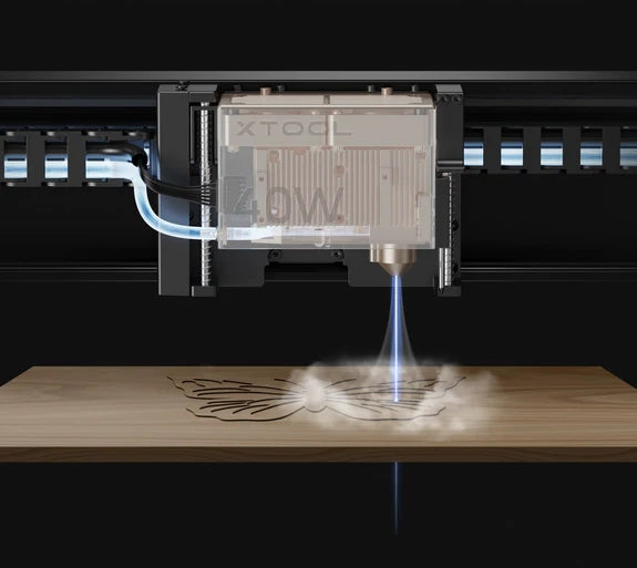 laser engraving with and without air assist