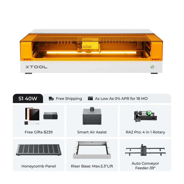 xtool s1: enclosed diode laser engraver for tumblers