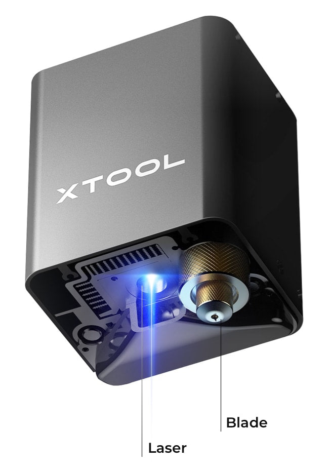 xTool F1 Laser Engraver and Laser Material Explore Kit, Personalized Gift,  Jewelry, Dog Tag, Metal Business Card, Leather Patch