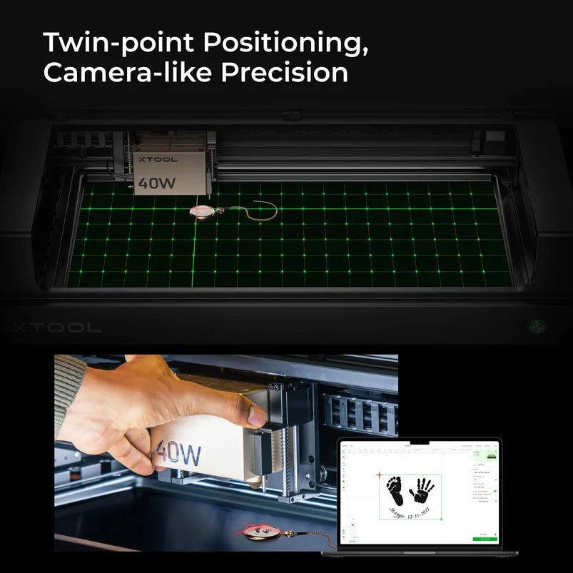 xtool s1 twin-point positioning