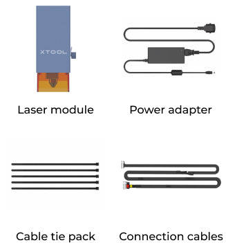 xTool D1 Pro 40W Laser Module Kit - GraviPro