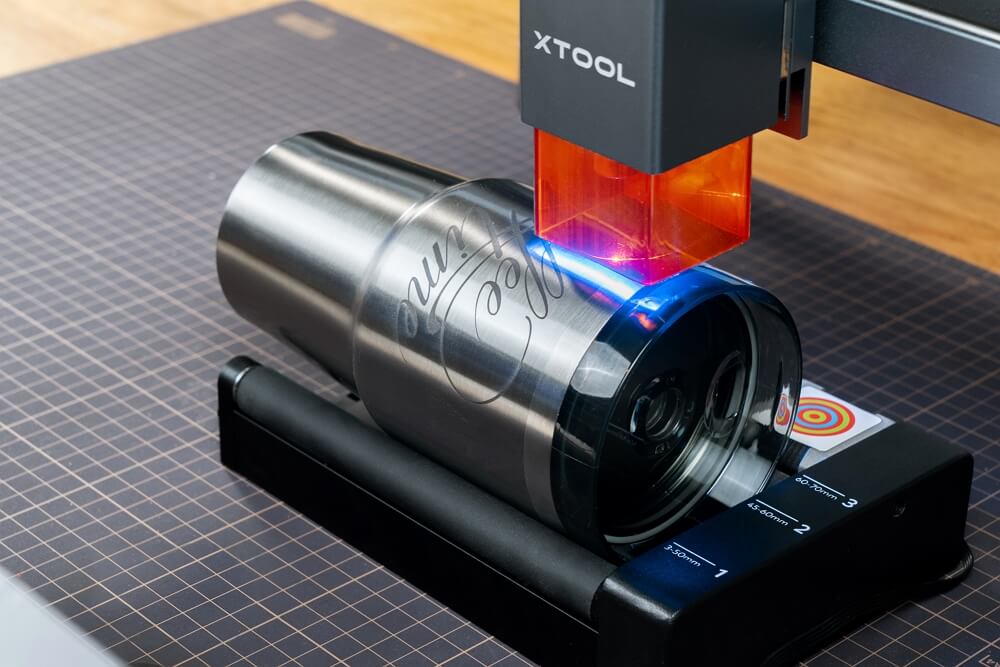 customize a tumbler with laser engraving