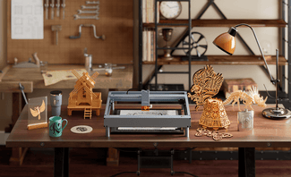 wood crafts made with laser cutters