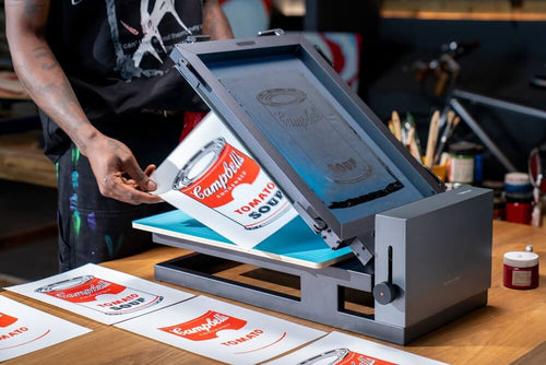 screen printing application: posters