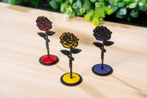 mother's day gift idea: wooden flowers