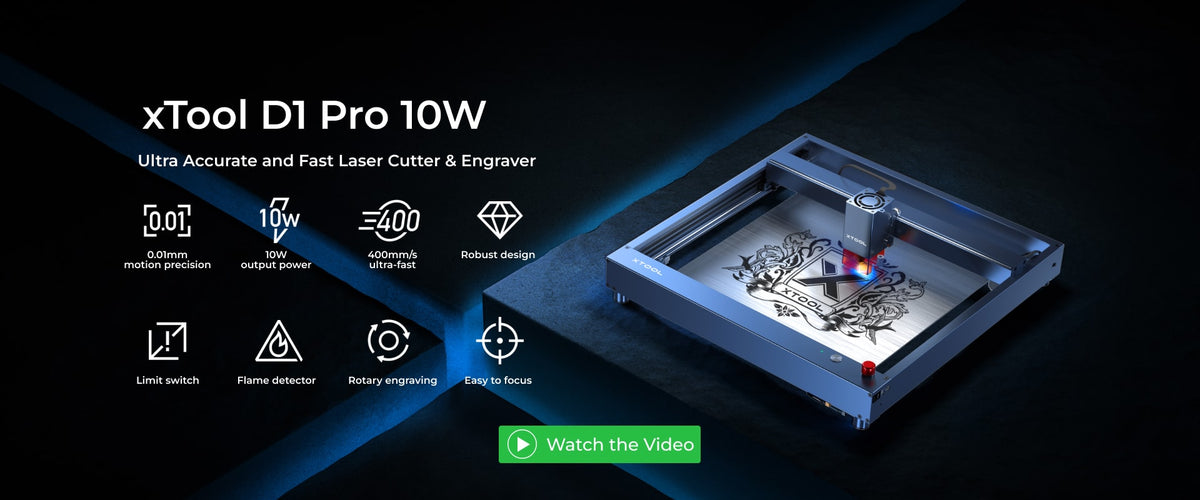 Buy powerful engraver xTool D1 Pro 20W - speed, accuracy