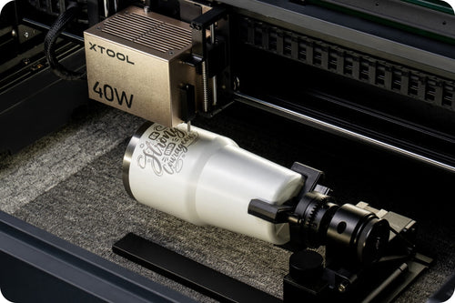 laser engraving machine for tumblers with coating