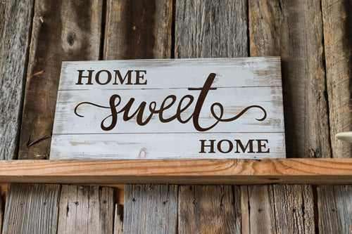 engraved housewarming gifts - engraved door sign