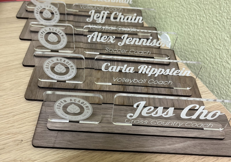 laser engraved acrylic awards