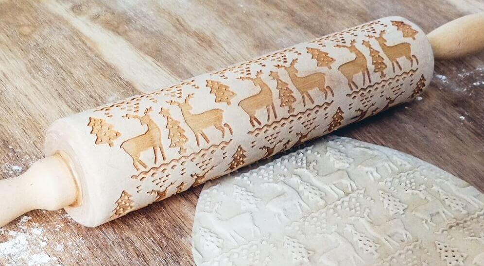 wood engraving ideas: engraved rolling pins