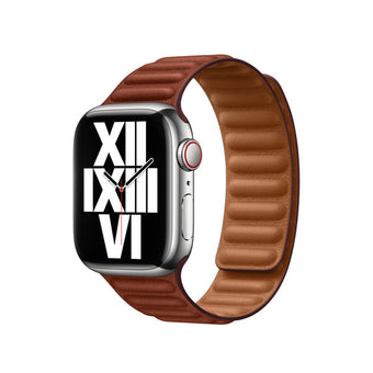 apple watch with leather band