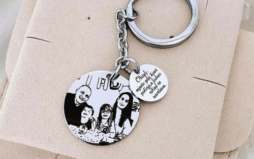 laser engraved key chain