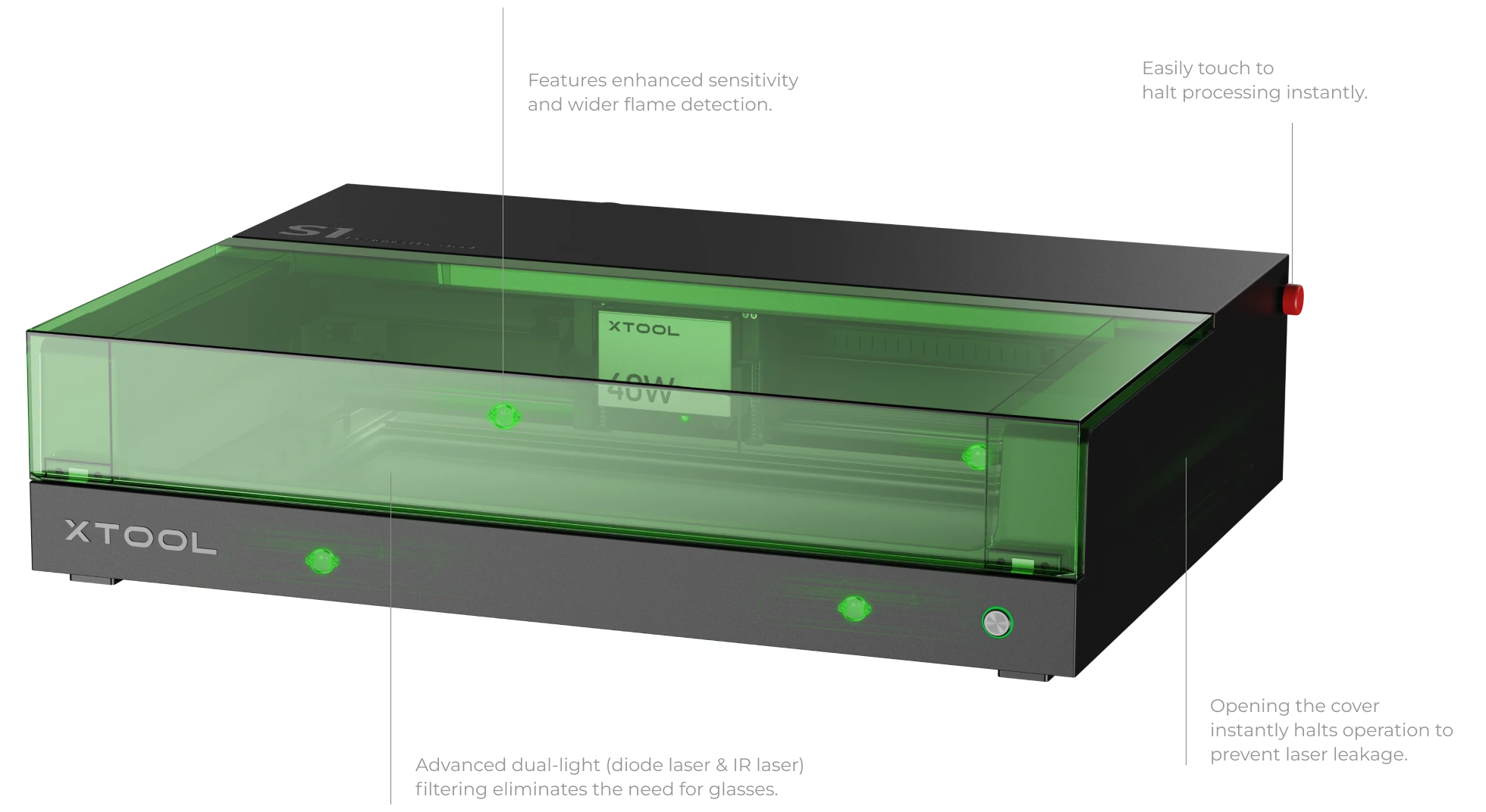 xTool S1 Enclosed Diode Laser Cutter– Ultimate 3D Printing Store