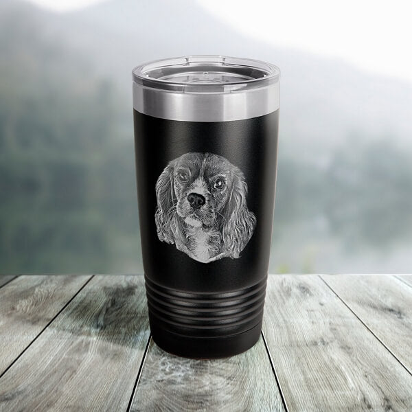 Child's Handwriting or Drawing Laser Engraved YETI Tumbler