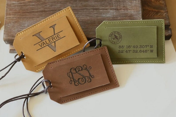engraved christmas gifts - engraved luggage tags