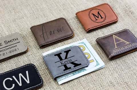 father'a day gift ideas - engraved money clip