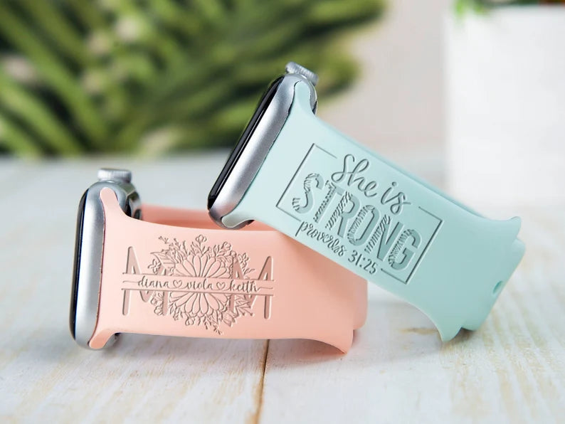 engraved gifts for mom - personalized apple watch