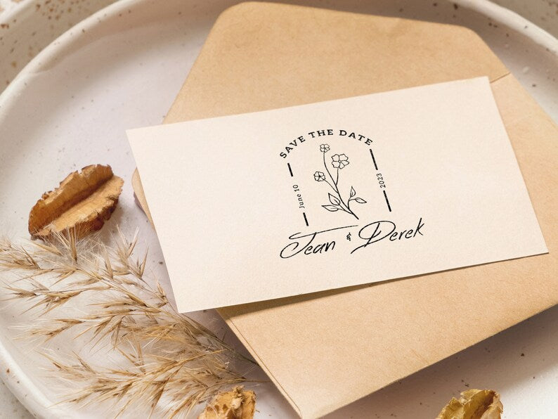 custom stamp application: handmade cards and invitations personalization