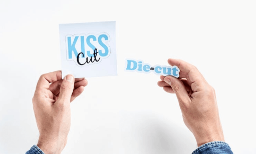 kiss-cut vs die-cut stickers