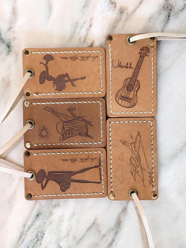 diy business ideas: engraved leather crafts