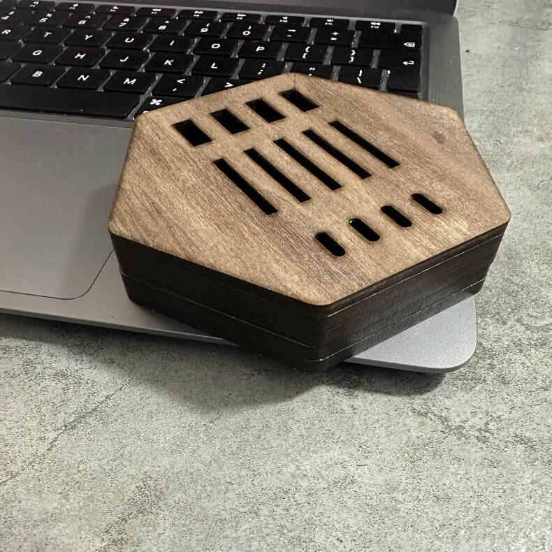 home laser cutter project: desk organizer