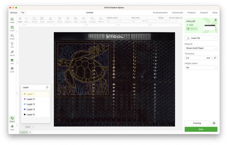 laser cut art design preparation