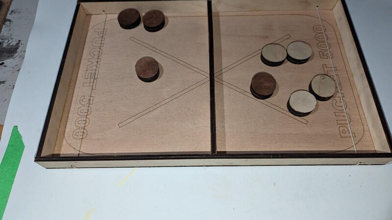 home laser cutter project: pucket game