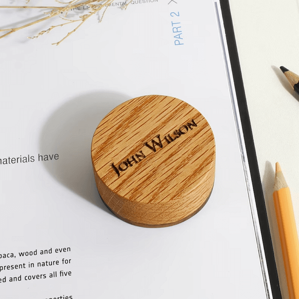 coworker Christmas gifts idea: engraved paperweights