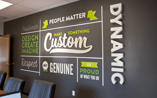 customized corporate gifts: laser-cut wall art