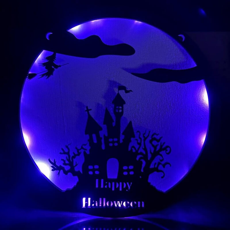 crafts to make and sell: halloween led decor piece