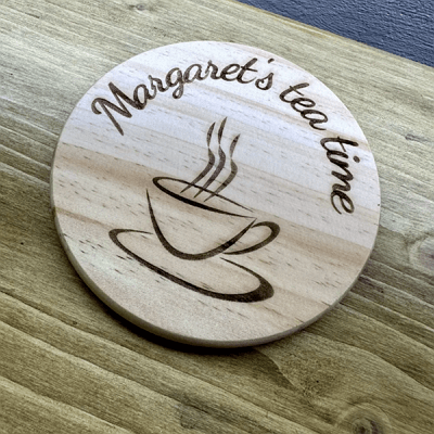 coworker Christmas gifts idea: customized coasters