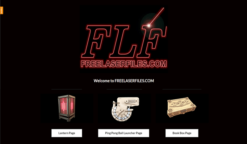 laser cut files of FLF