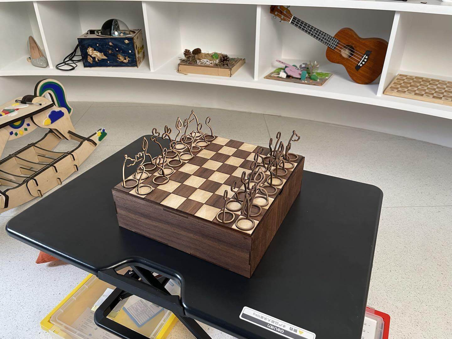 beginner woodworking projects: chess board