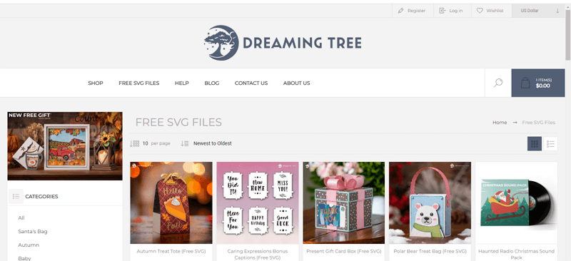 laser cut files of Dreaming Tree