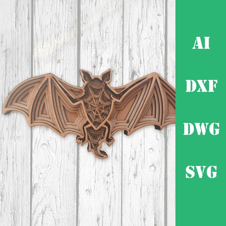 halloween craft ideas: 3d halloween bat mandala