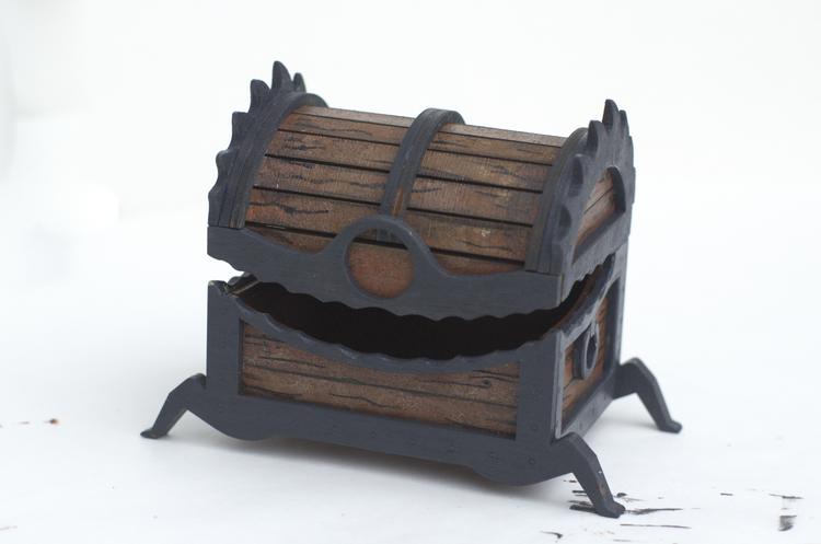 halloween craft ideas: monster treasure chest