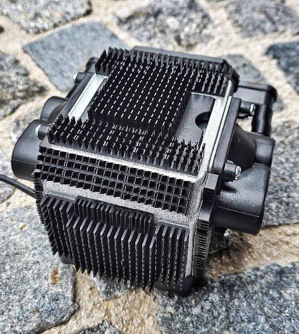 air assist compressor with aluminum heat sink added