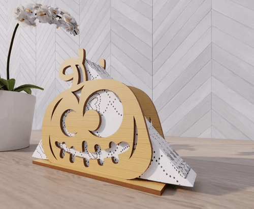 pumpkin craft idea: pumpkin napkin holder