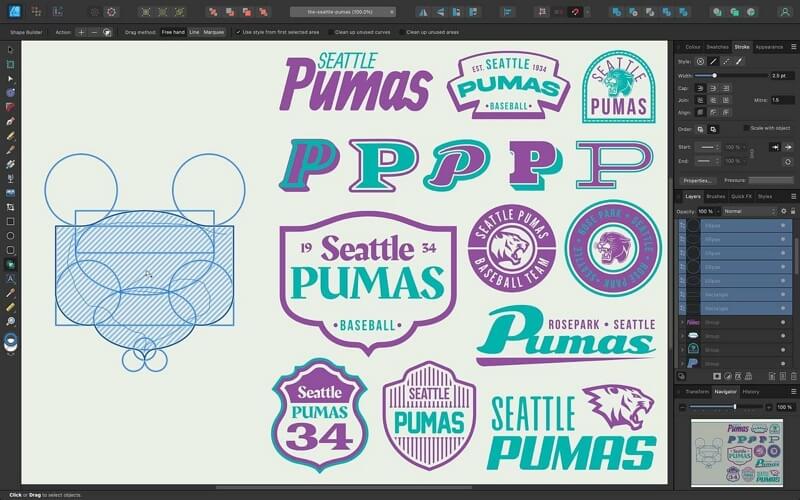 laser engraving and cutting design software: affinity designer