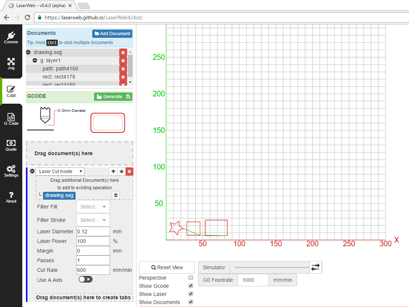 laserweb software for laser cutting