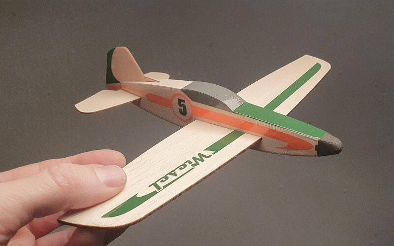 laser cut balsa aircraft