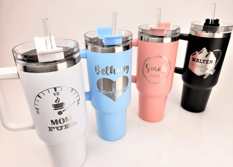 Custom Stanley Tumbler Cup Charm Accessories For Water Bottle Name