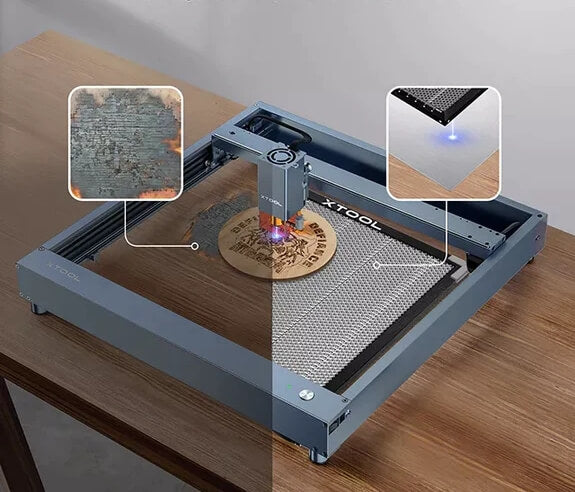 laser engraving with and without honeycomb