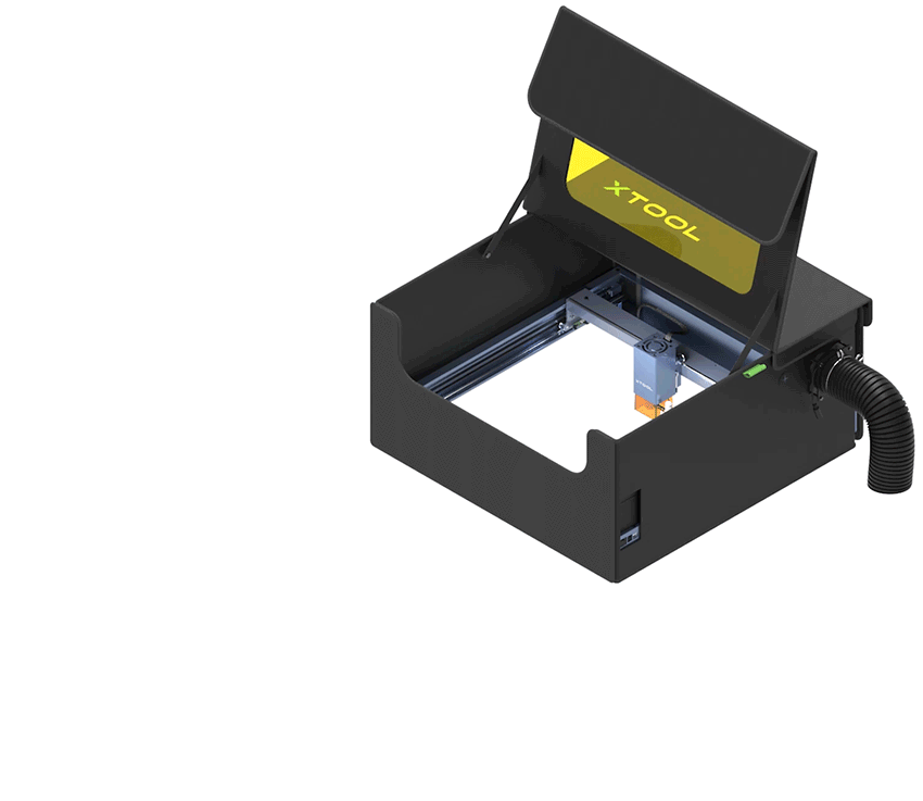 xTool Enclosure: foldable and smoke-proof cover for D1/D1 Pro and other  laser engravers, Wellbots