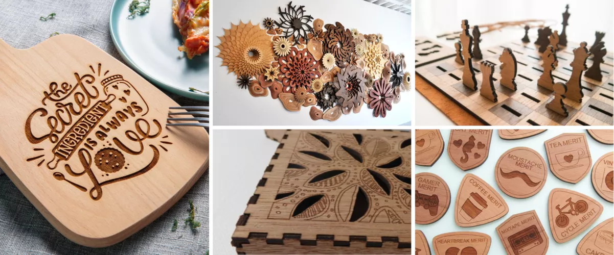 wood laser cutting and engraving projects