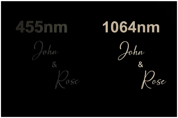 1064nm infrared laser provides better results for acrylic engraving