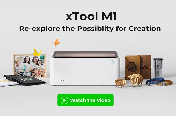 xTool M1: The Ultimate Gift-making Laser & Blade Cutting Machine 