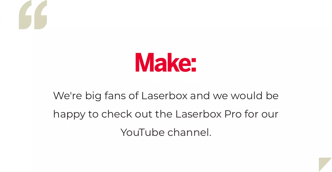 make review on laserbox pro of xtool