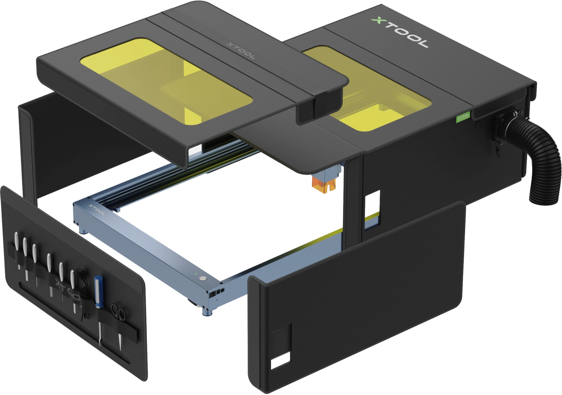 xTool Enclosure: Foldable and Smoke-proof Cover for D1/D1 Pro and Other Laser Engravers P5010171